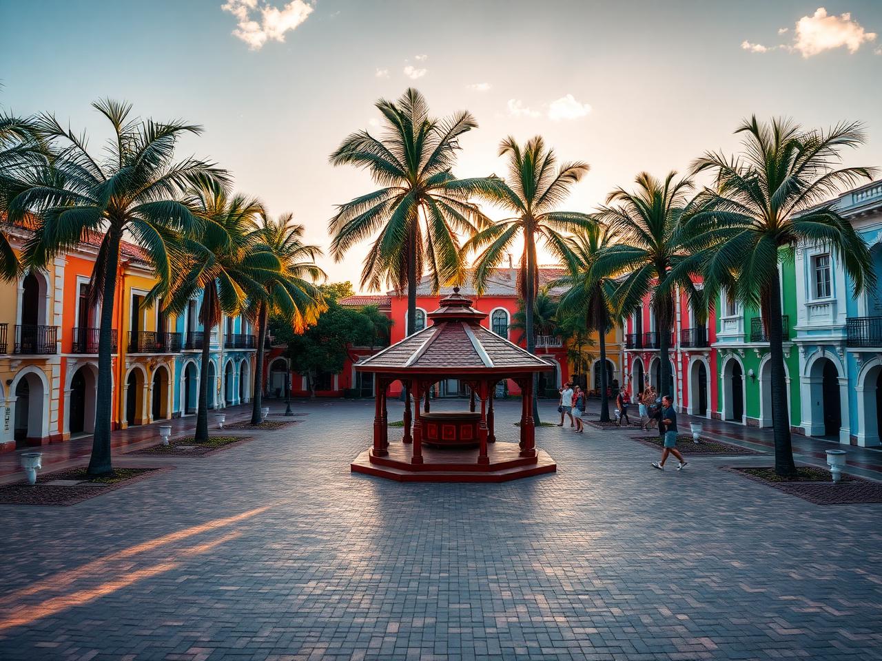 Praça central
